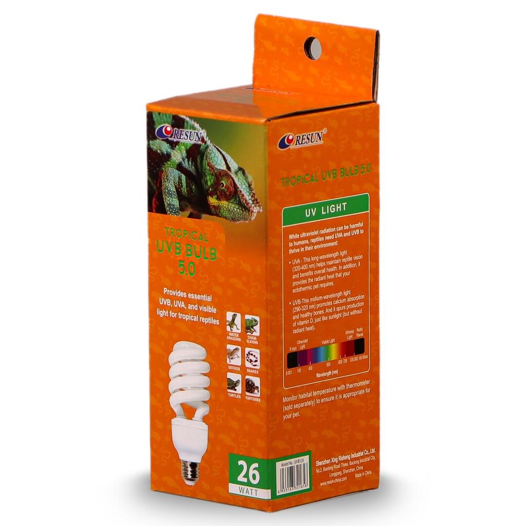 Resun Tropical Uvb Bulb 5.0 26W - Uvb Bulb