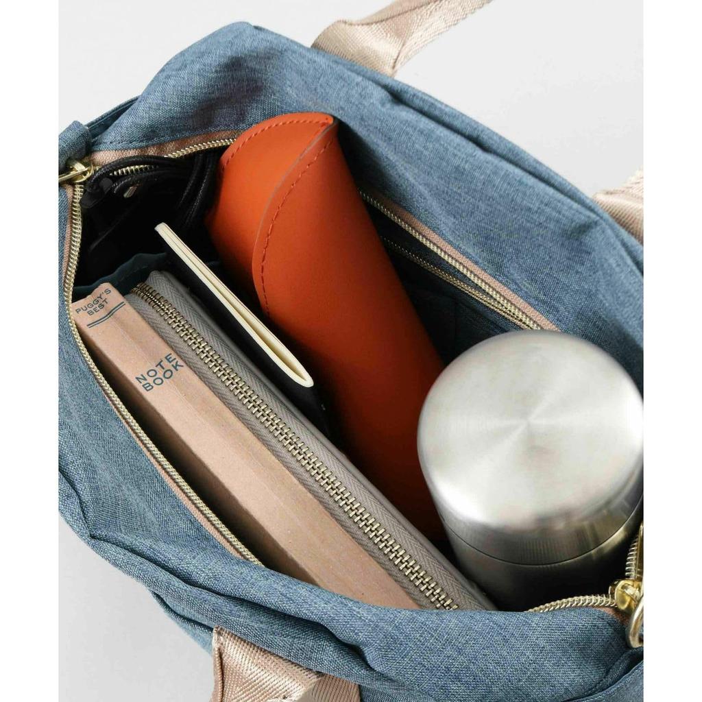 Mini Boston Bag B5 Mehrfache Aufbewahrung CHUBBY ATC1835Z Denimblau [Anello]