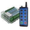 Wireless Receiver Remote Controls Switches Motor Controller DC8-86V / AC110-275V 8 Gangs Relays Module Transmitters DIY