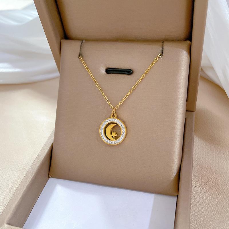 Real Gold Cold Necklace In The E-Commerce Good Goods Furnace, Women'S Collarbone Chain With Jewelry