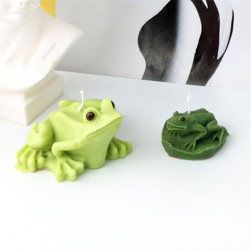 3D Panda Frog Candle Mold Handmade Cute Animal Soap Aromatherapy Mold Lively Squirrel Gypsum Resin Pendant Desktop Decoration