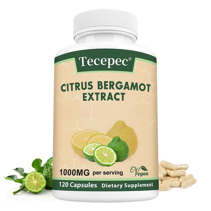 Premium Citrus Bergamot Extract 1000mg Capsules for Metabolic and Heart Support 120 Capsules 120PCS