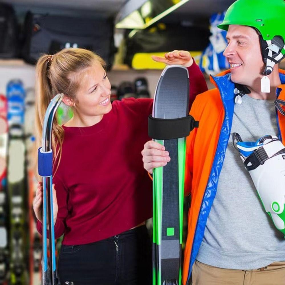 Band Wrap Ski Fastener Straps Adjustable Snowboard Binding Straps Ski Wraps Ties  Winter Sports