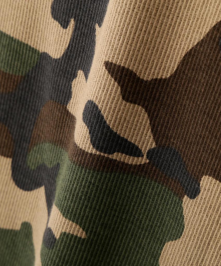AVIREX DAILY RIB SHORT SLEEVE CREW NECK T-SHIRT(WEB Exclusive) CAMOUFLAGE 783-5934016 men's XL olive camouflage