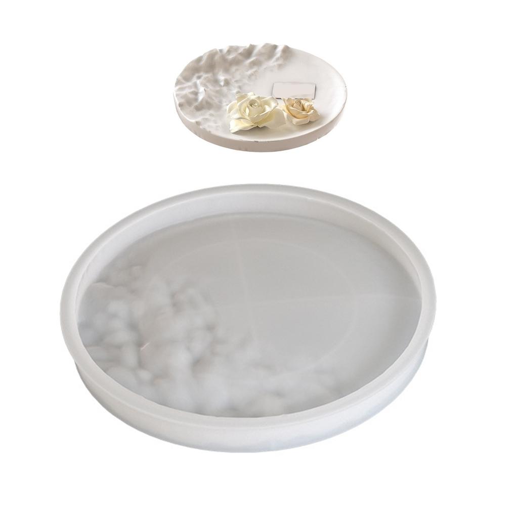 Practical Sturdy Silicone Mould for Ocean Waved Texture Trays Portable for Home Decoration and Art Exhibitions