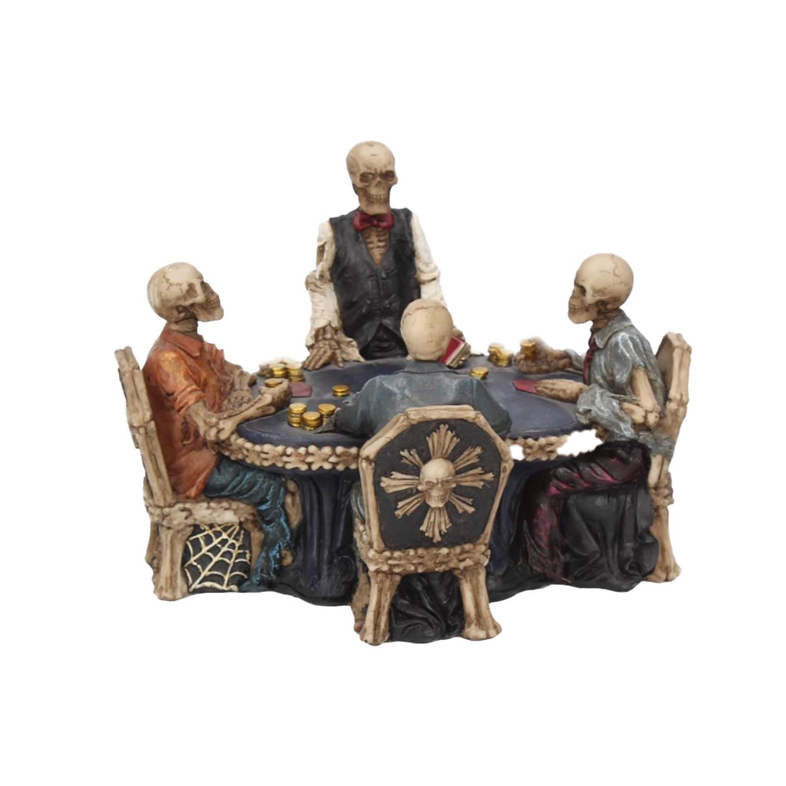 

Хэллоуин Скелет Карточная игра Финальные битвы Украшение One Size