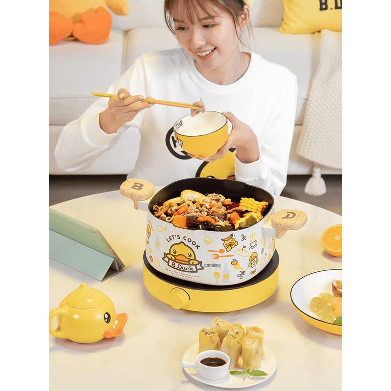 COOKER KING Little Yellow Duck Non-Stick Soup Pot