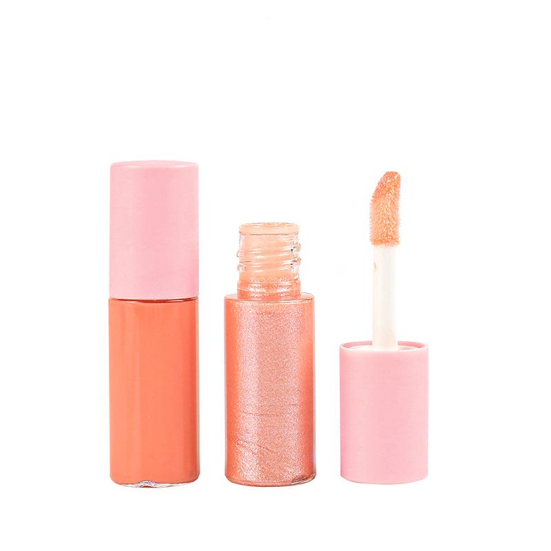 Mini Bottle Lip Gloss Set - Cross-Border Hot Seller (No Logo)