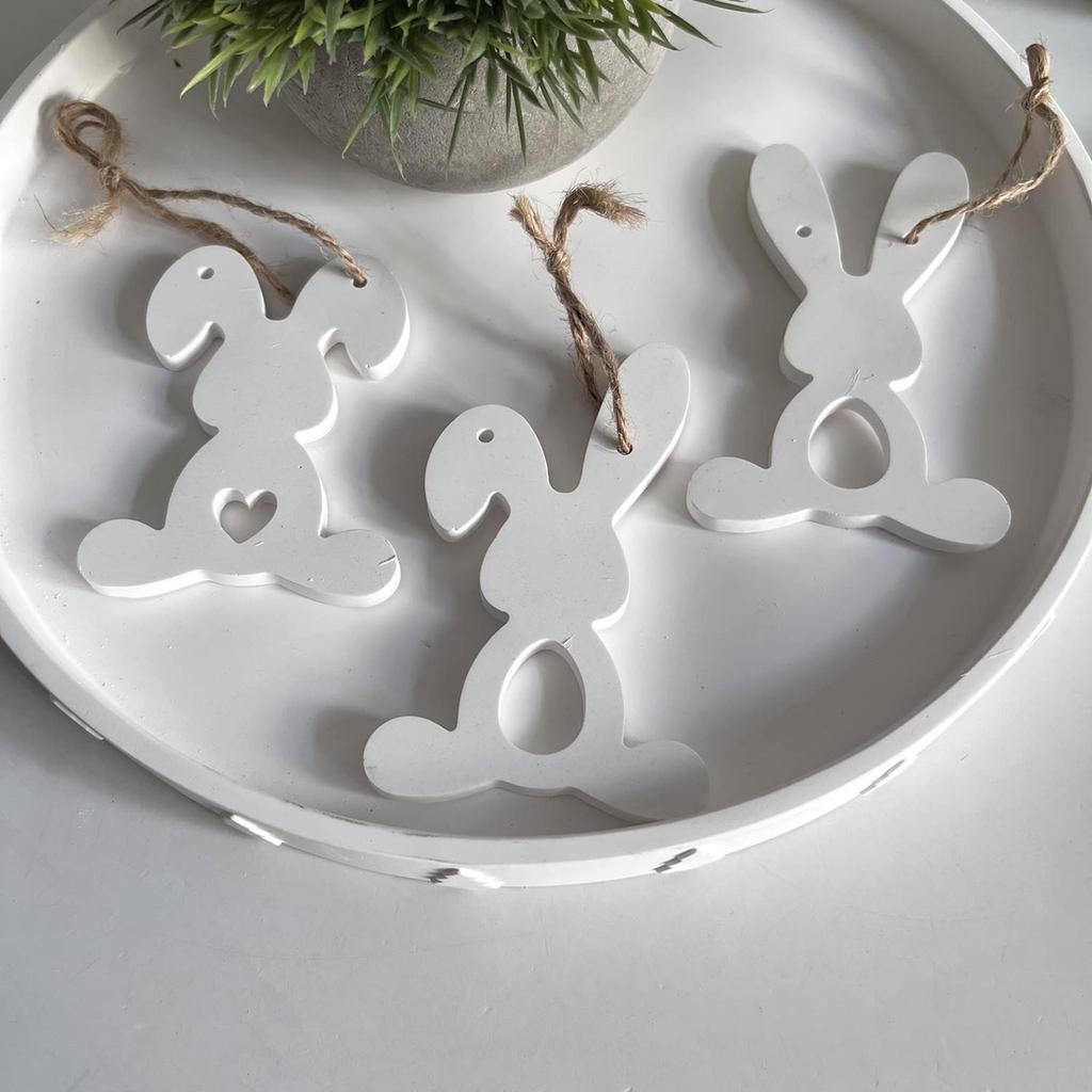 Multipurpose Flexible Silicone Mould for Rabbit Candle Holders Portable for Craft Supplies and Festive Decorations
