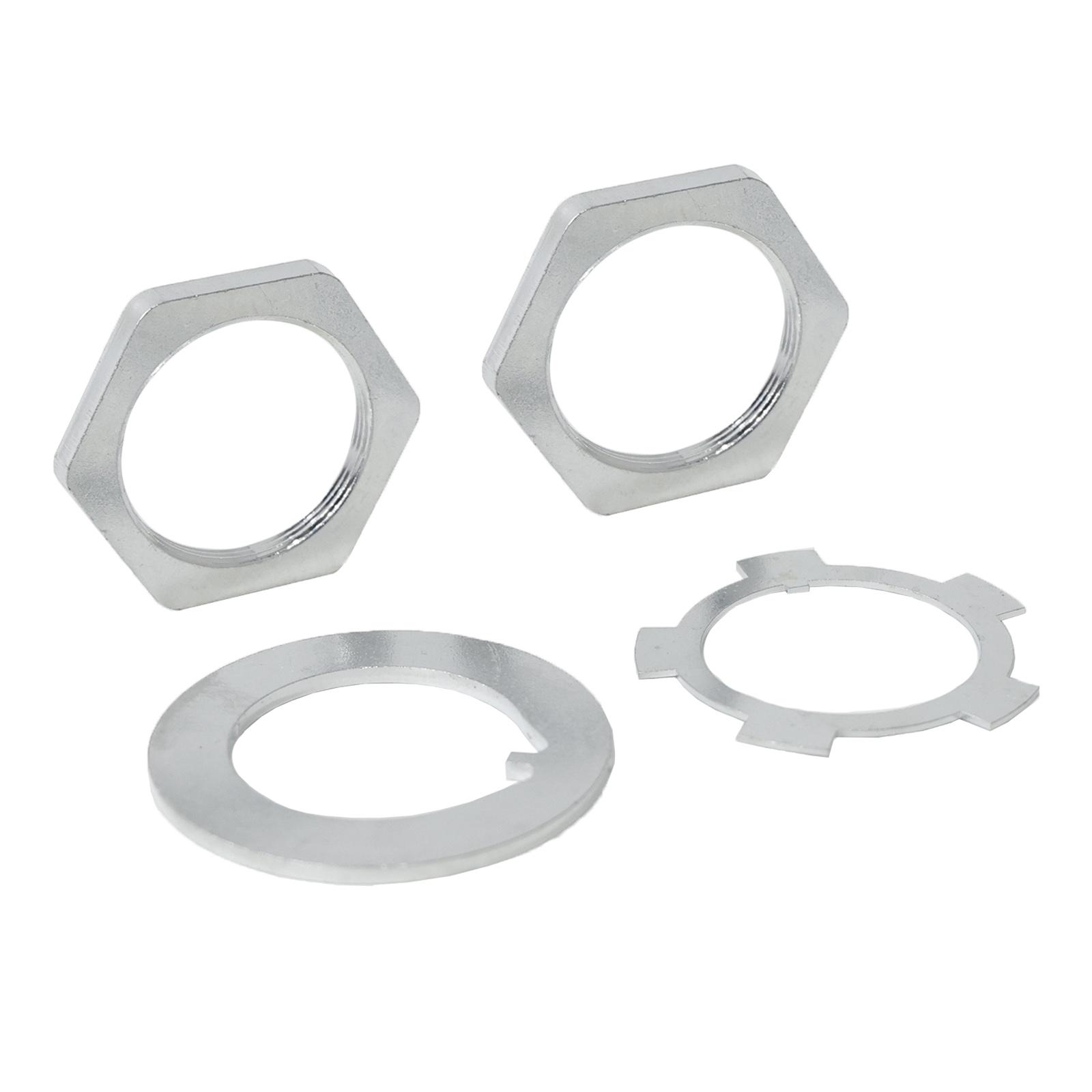 

Front Axle Hub Spindle Lock Nut Washer Kit 43521-60011 For Toyota Hilux серебряный