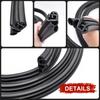 For Chevrolet Silverado 1500 2500 3500 GMC Sierra 1500 2500HD 3500HD Left & Right Front Door Weatherstrip Seal Strips 22766400