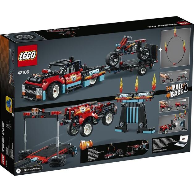 LEGO Technic 42106 Фургон и каскадерский мотоцикл