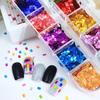 12-Grid Nail Art Sequins Laser Shiny Nail Decoration Accessories  DIY Decoration