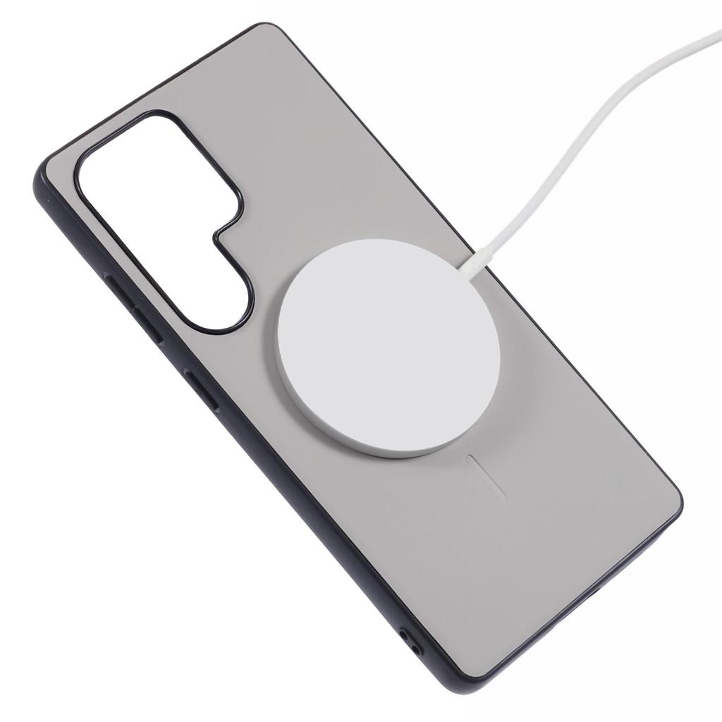 X-LEVEL For Samsung Galaxy S24 Ultra Case Compatible with MagSafe PC+TPU+PU Phone Back Cover