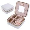 New portable velvet jewelry box, travel jewelry ring necklace, earrings, earrings, jewelry storage box wholesale