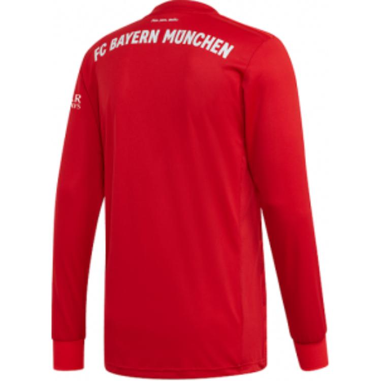 Adidas Bayern Munich Comfortable Letter Pullover Long Sleeve Football Shirt 2019-20 Season Men tops Red DX9250