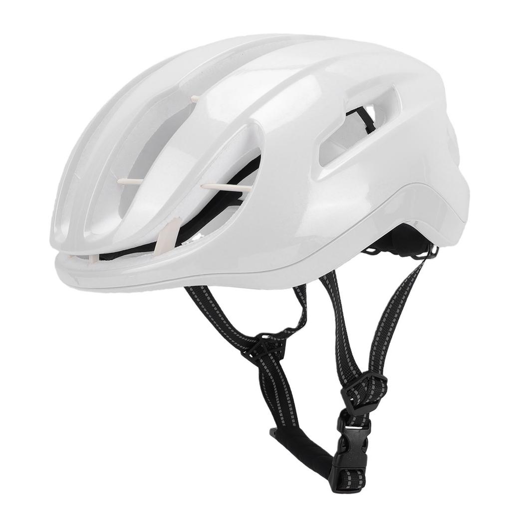Cycling Helmet for Road Mountain Bike Adjustable Head Circumference Men Women Riding Equipment Bright White