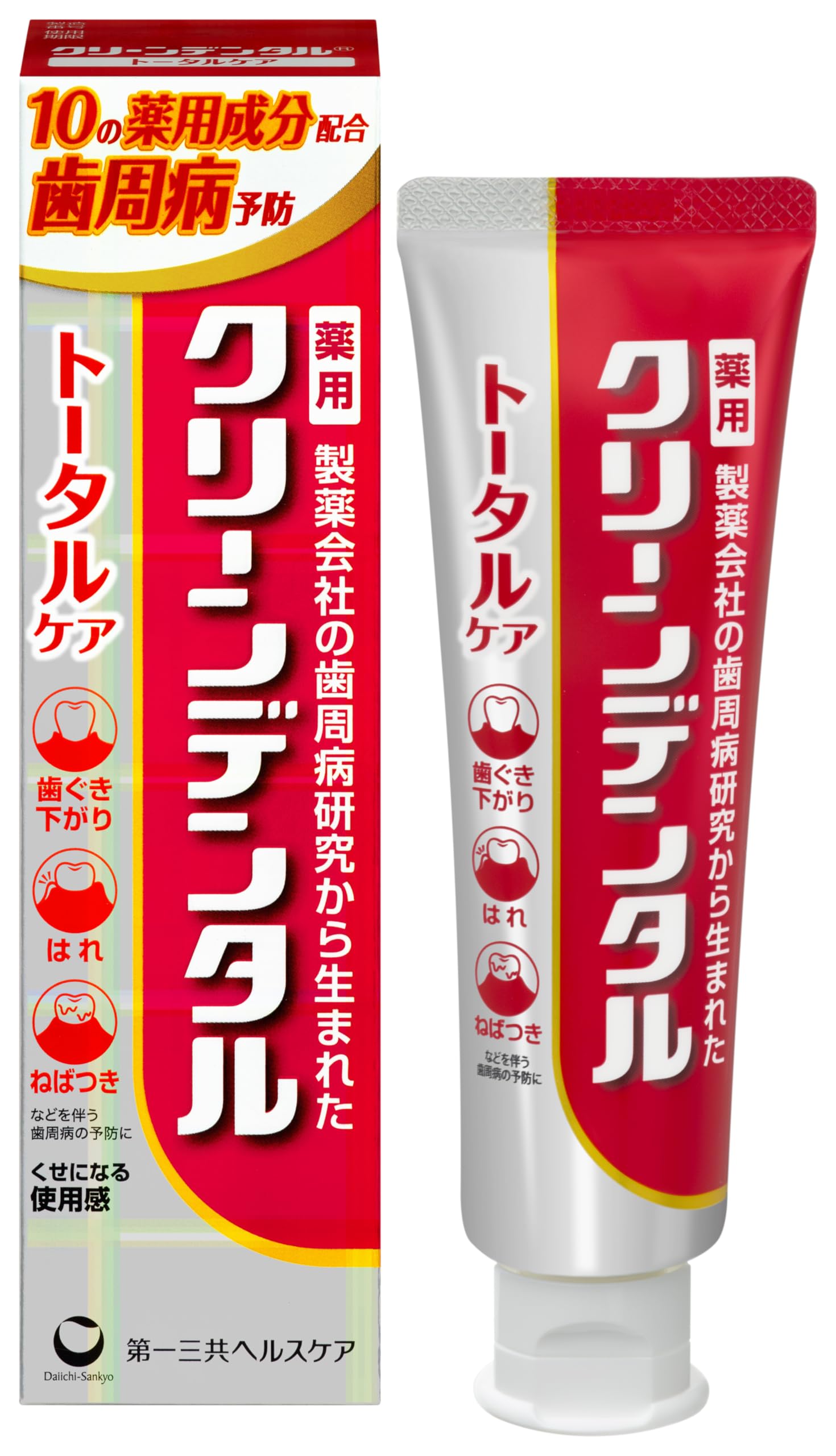 

Clean Dental Total Care [Quasi-drug] 100g Paste Prevents periodontal disease Toothpaste Periodontal disease Fluoride [Addictive feel]