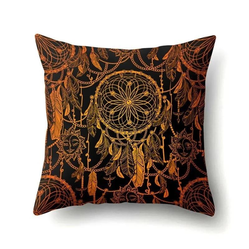 Boho Cushion Cover Dream Catcher Cushion for Home Sofa Chair Decoration Pillowcase Car Ornament 45*45cm