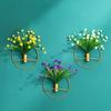 Wall Mount Flower Vase Tube Metal Plants Holder Rack Wall Hanging Flowerpot Wedding Decoration For Living Room Vase Home Decor