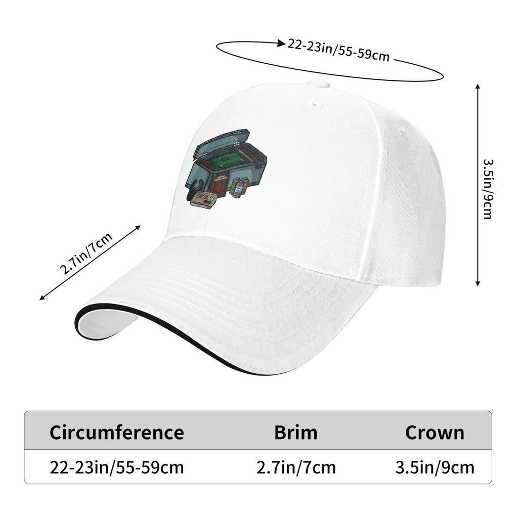 Rimworld Industrial Medicine Baseball Cap  Outdoor Gym Sunscreen Trucker Hat Men Women y2k Cool Print Baseball Caps