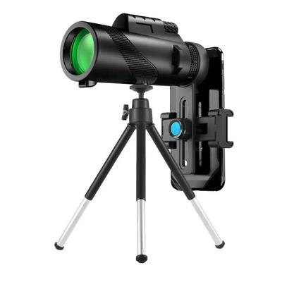 80X100 galingas monokulis didelės raiškos priartinimas naktinio matymo teleskopinis žiūronas su išmaniojo telefono laikikliu, skirtas medžiokliniam stovyklavimo įrankiui