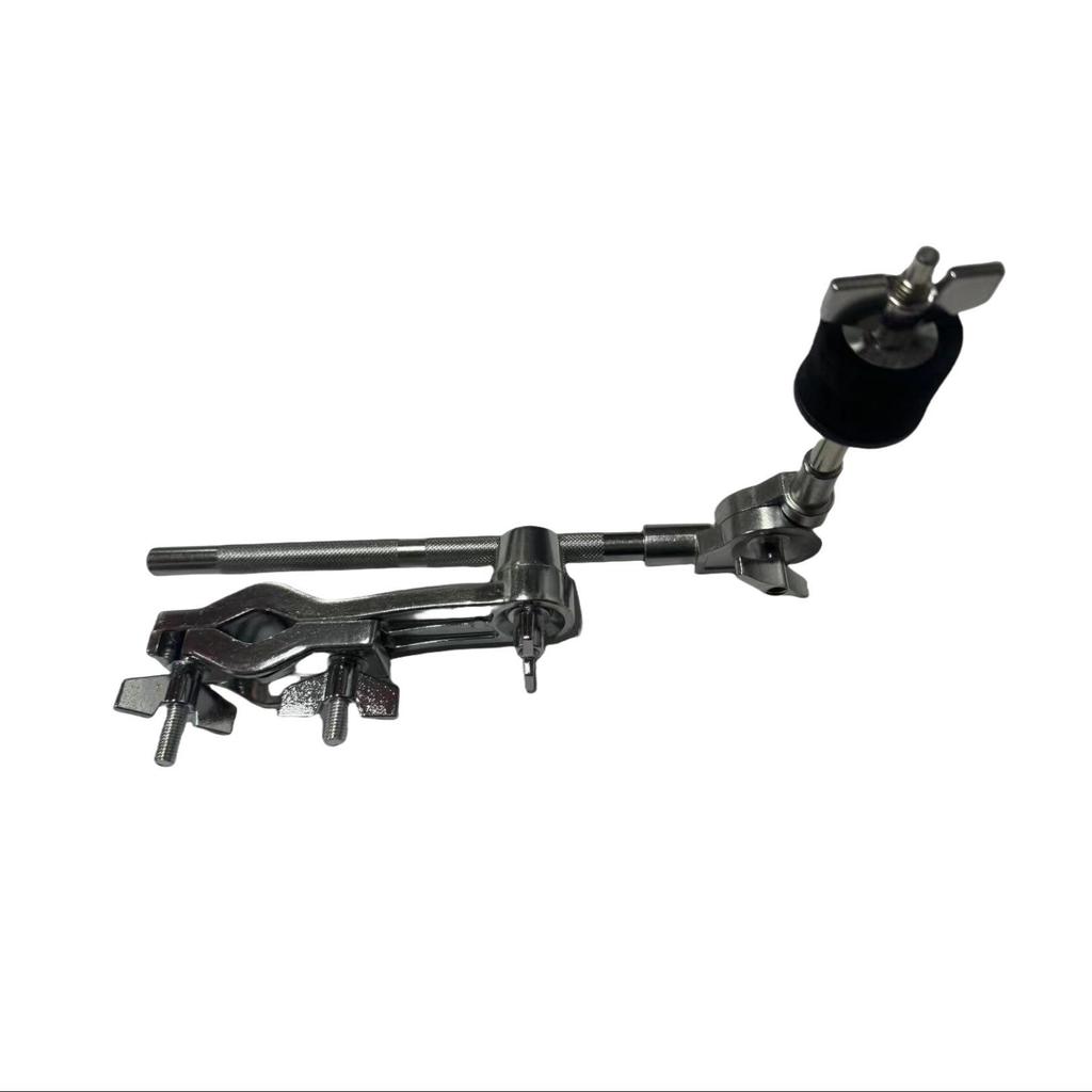 Angled Cymbal Holder with Clamp and Felt Knob