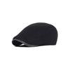 Vintage Herringbone Newsboy Cap Men Women Winter Thick Warm Casual Stripe Berets Gatsby Flat Hat Peaked Cap Adjustable Patchwork