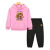 Italian Brainrot Autumn Anime hoodie Fleece Sweatshirt Jacket 2pcs pullover+Pants boys girls Hooded Sets kids boutique clothes