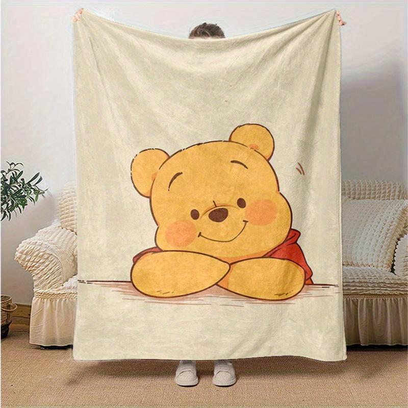 1pc Winnie the Pooh Blanket Soft & Cozy Throw for Home Decor, Couch Cover, Outdoor Use, Travel