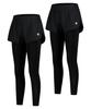 Leijibi [2Pack] Compact Light 2-In-1 Water Leggings Rash Guard Shorts Layered Long Pants W (Type B)