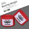 2PCS Polyester Boxing Bandages Black Red Blue Boxing Wrist Strap Boxing Hand Gloves  Sports Supplies