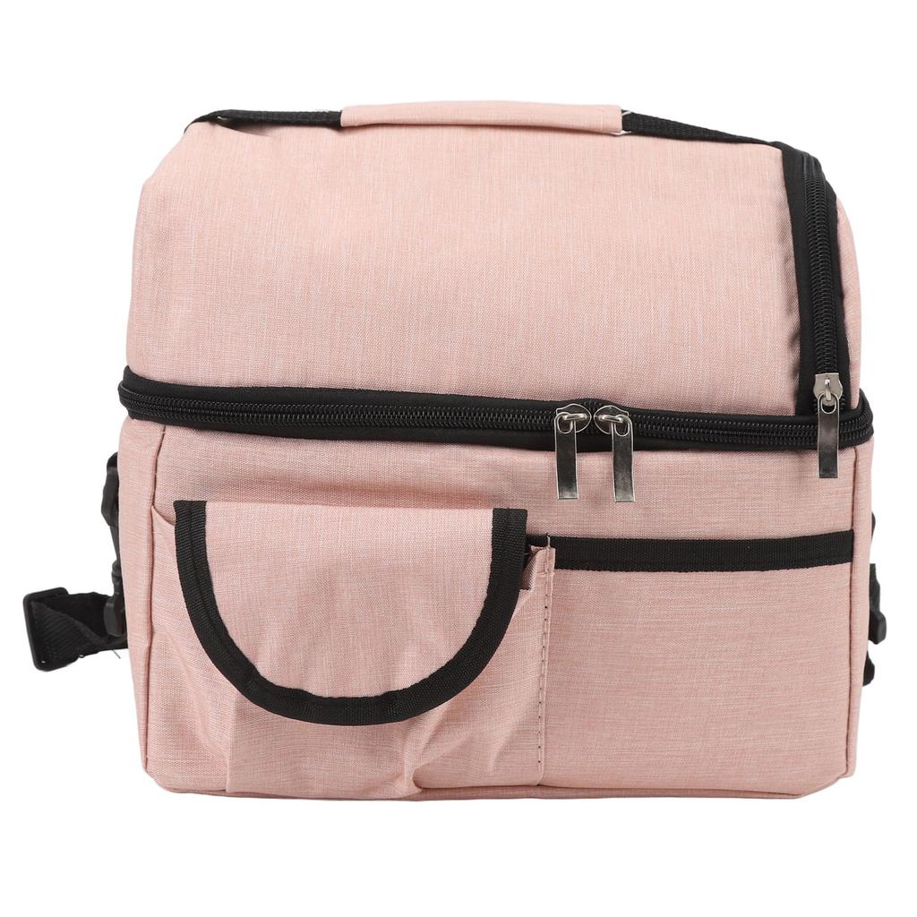 Insulated Lunch Bag Large Capacity Waterproof Adjustable Shoulder Strap Portable Cooler Lunch