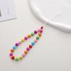 New Heart-Shaped Beaded Phone Chain, Wooden Heart Accessory, Anti-Drop and Anti-Loss Phone Case Pendant, Wristband