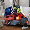 1pc Blaze and the Monster Machines Blanket, Gift, for Men and Women, Soft Blanket, Good for Sofa Bed Couch Travel, Lightweight Flannel Blanket