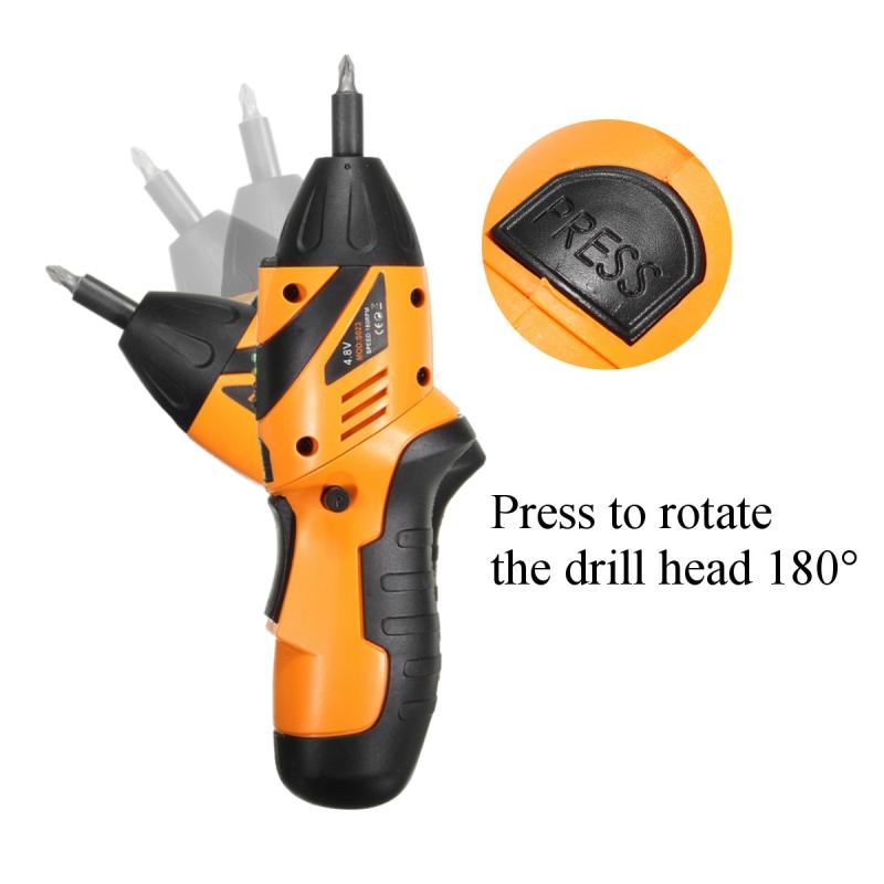 Cordless Electric Drill Driver Bits Set Battery & Recharger Wireless Screwdriver