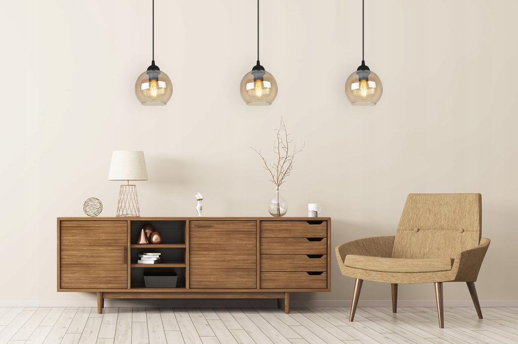 MODERNÍ ELEGANTNÍ SKLENĚNÁ ZÁVĚSNÁ LAMPA