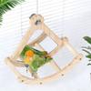 Bird Cage Perch Fun Chewing Swing Toy Smooth For Parakeets Cockatiels And Pet Birds Cage Enrichment