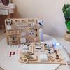 Busy Board Diy Accessories Material Busyboard Parts Childhood Educational Wooden Toys For Children Montessori Sensory Toys