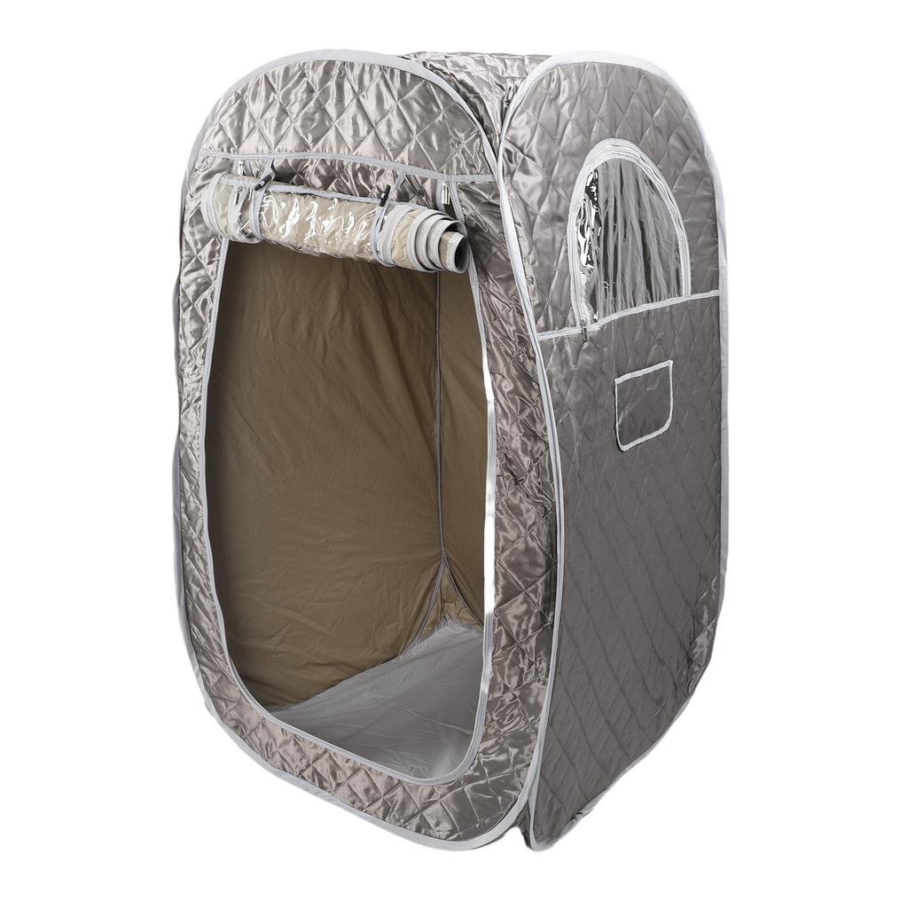 Portable Sauna Box 4.76FT Foldable Full Body Sauna Tent with 3L NaMachine Remote Control Folding Ch for Home Relaxation