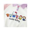 Hello Kitty Girls' Autumn Sweatshirt 2025 New Style Lapel Hello Kitty Cartoon Medium and Large Children's Pullover Girls' Sweatshirt