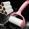 Zerreißbares, klebriges Haarrollenbürsten-Set, tragbar, einfach, klebrig, für Kleidung, Schreibtisch, Möbel, Haustierzupfer, Haarentfernungs-Reinigungswerkzeug