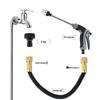 High-Pressure Car Wash Gun Set with Metal Extension and Rubberized Handle