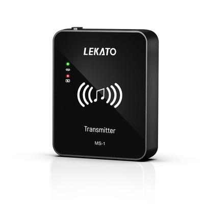 LEKATO In-Ear Monitor Wireless System Studio/Band Rehearsal/Live Performance Automatic Pairing Wireless IEM System (Transmitter Only)