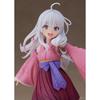 Anime Wandering Witch: The Journey Elaina Different Color Figure Cute Standing On One Foot Kimono Knee Socks Model Toys Gifts