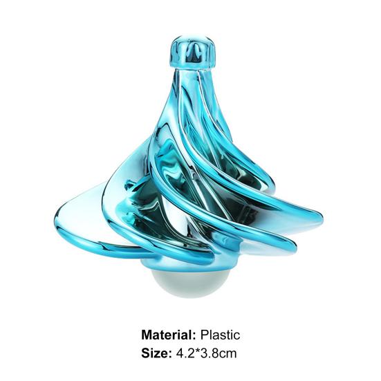 Inertial Wind-driven Spinner Gyro Toy Plastic Fingertip Stunt Gyroscope Toy for Kid