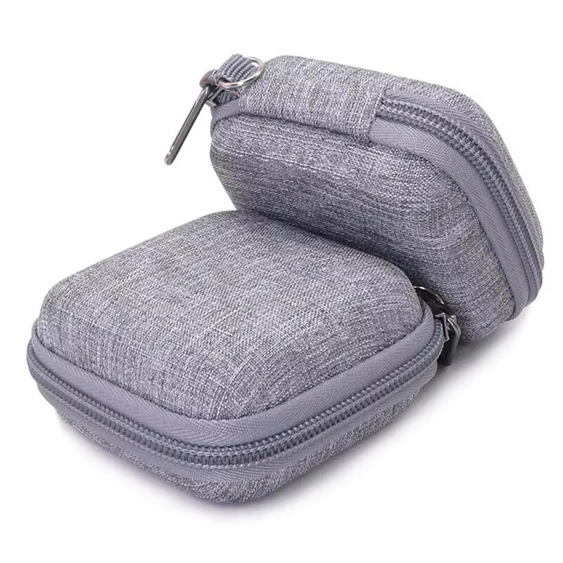 Mini Tragbare Eva Aufbewahrungstasche Tasche Tragetasche Reißverschluss Kopfhörertasche für Airpod Kopfhörer/Telefon/Ladekabel Zubehör