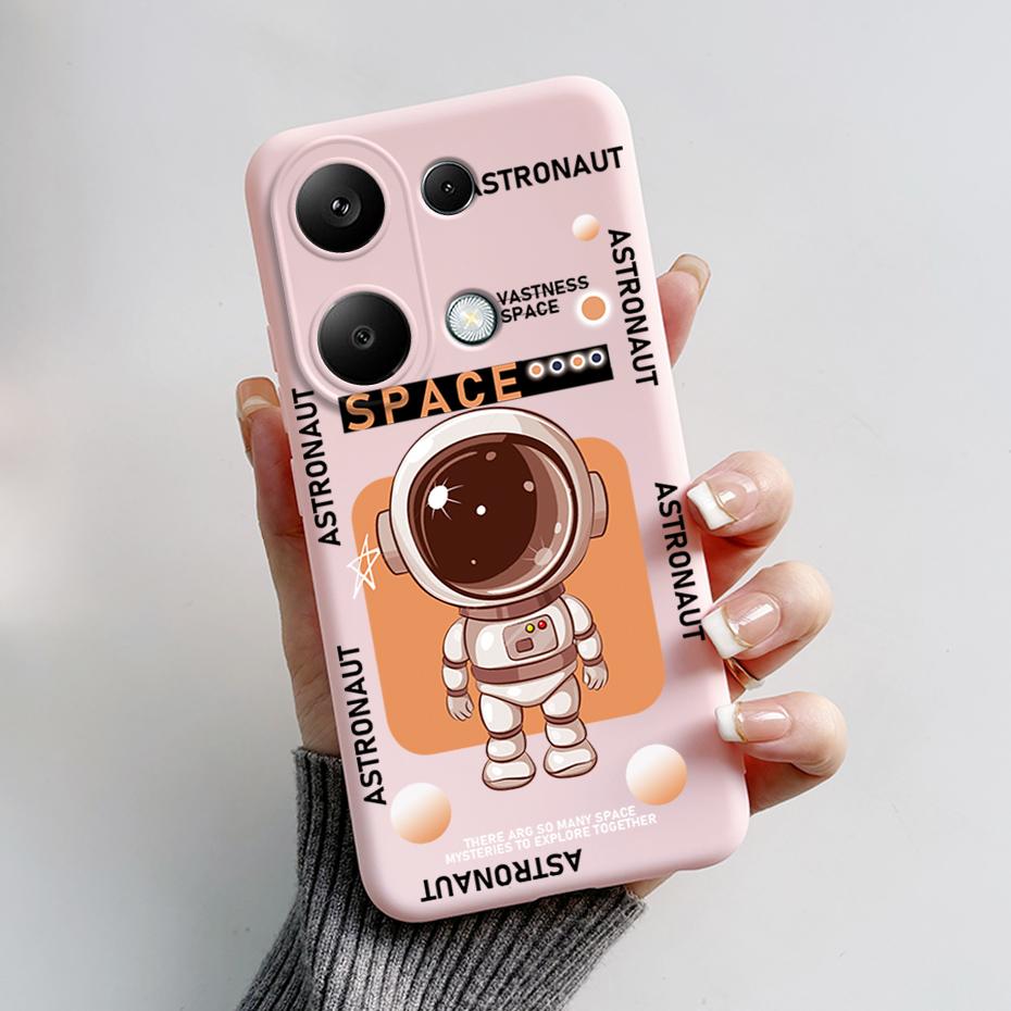 For Xiaomi Poco M6 Pro Case Soft Silicone Cute Cat Panda Shockproof Cover for Poco M6 Pro 4G TPU Coque Funda Shell M6Pro 6.67''