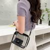 Candy Color PVC Jelly Bag Purse Shoulder Bag Simple Transparent Crossbody Bag  Girls/Female