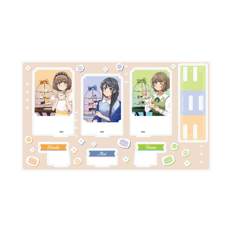 Негодник не мечтает о мечтающей девушке 01 Групповой дизайн Чайная вечеринка Вер. [Оригинальная иллюстрация] Премиальная акриловая диорама.